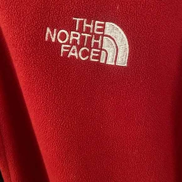 The North Face Vibrant Red Fleece Soft Shell‎ jacket men’s size large