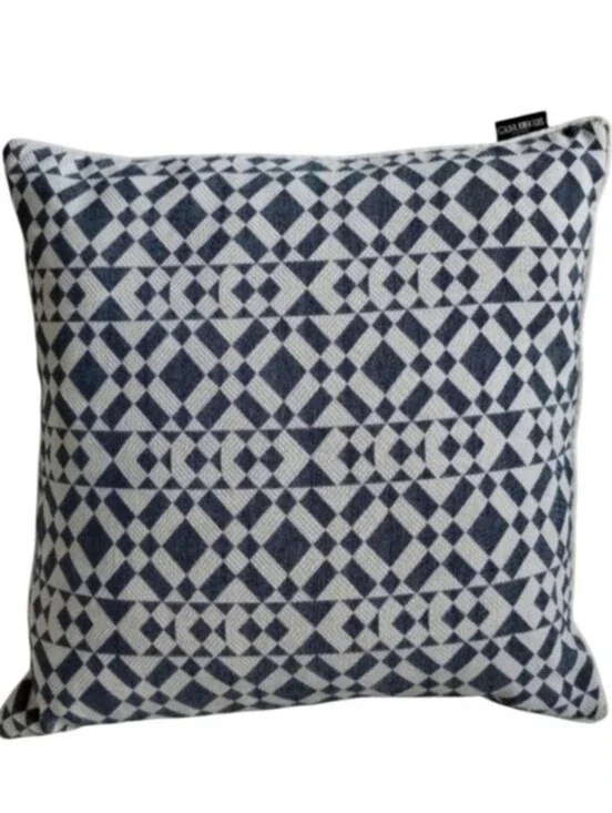 *Accent Pillow w Down Insert Blue Casa Decor 19