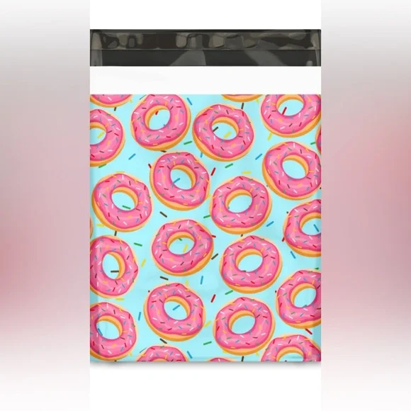 POLYMAILERS (10) 10x13 *EXTRA THICK* Premium Heavy Duty Donut Designer Poly
