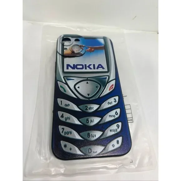 iPhone 15 Plus Retro Nokia Phone Case Y2K Vintage Style Protective Cover
