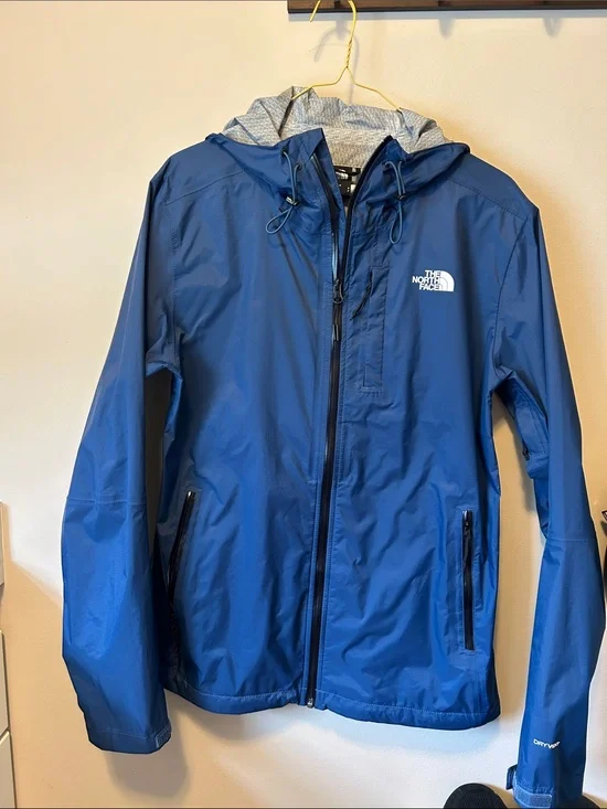 The North Face Men’s Royal Blue Hooded windbreaker Jacket