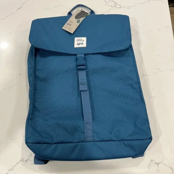 Lefrik Netsuite Handy Mini Backpack Blue with Oracle Patch NWT