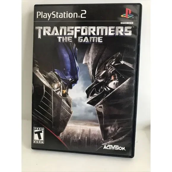 Transformers The Game Sony PlayStation 2 PS2 W/‎ Manual