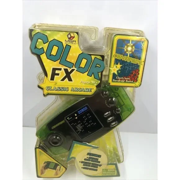 MGA Games Color FX Classic Arcade Asteroids New Sealed 2006 Electronic Hand Held
