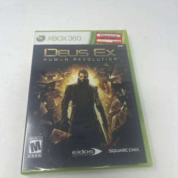 Deus Ex: Human Revolution (Microsoft Xbox 360, 2011) Brand New - Sealed