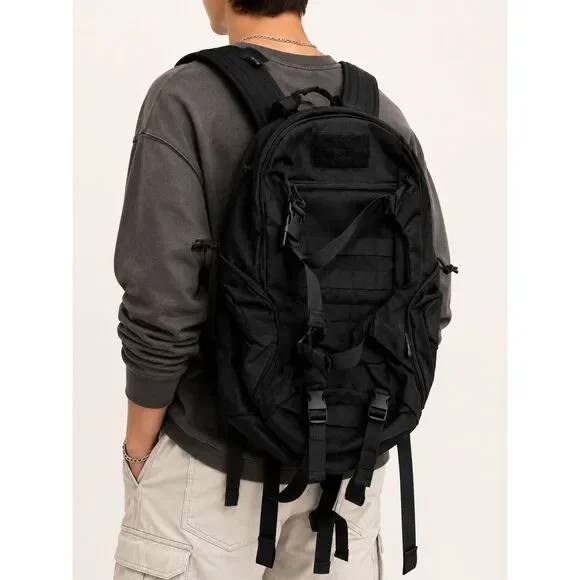 Mardingtop Tactical Backpack Black MOLLE Hiking Camping EDC Travel Pack