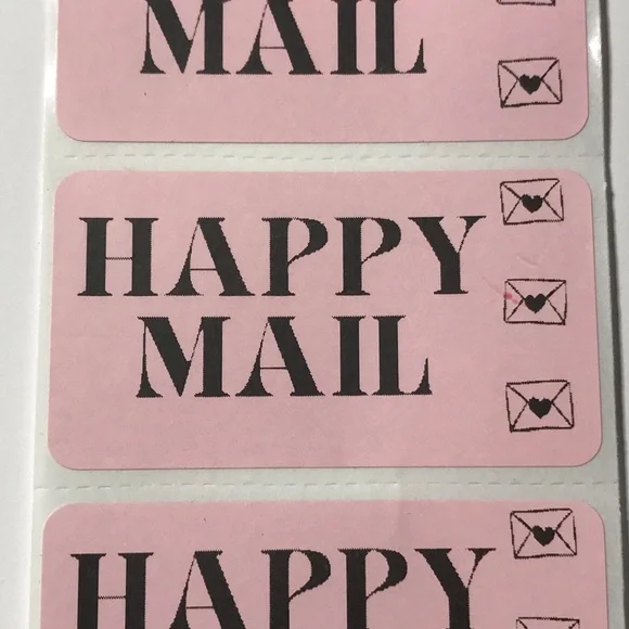 100 Happy Mail thermal stickers #995