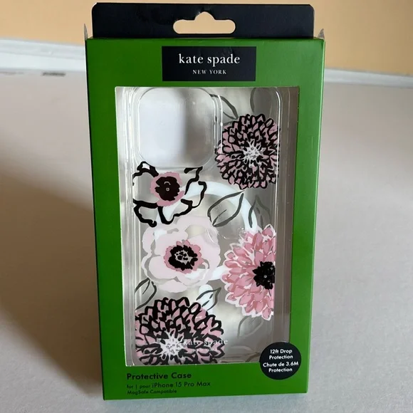 Kate Spade protective case for iPhone, MagSafe compatible