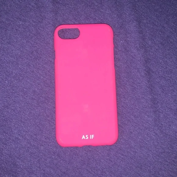 FREE Pink ‘As If’ iPhone Case WITH BUNDLE