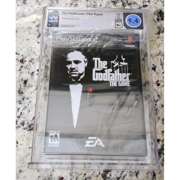 Godfather The Game‎ Black Label Playstation PS2 New Sealed WATA Grade 9.4 B+