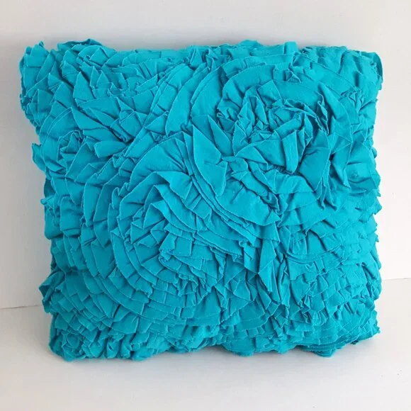 Decorative Throw Pillow Teal