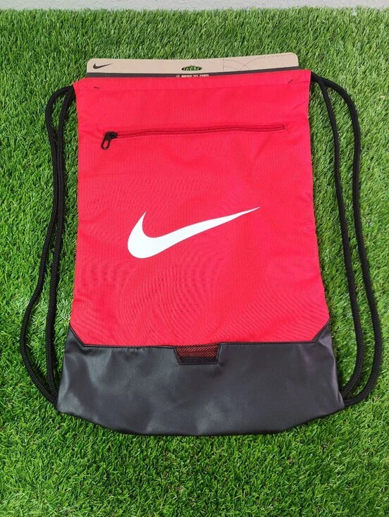 Nike Brasilia 9.5 Drawstring Backpack Bag Training Gym Sack Pack DM3978 657 NWT