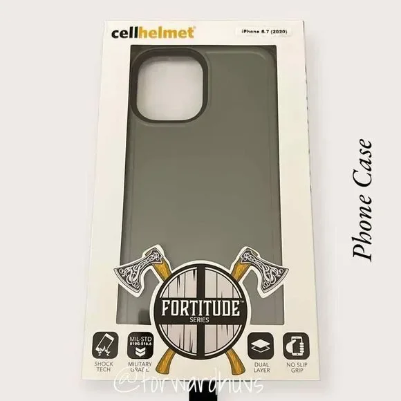 Cellhelmet Fortiitude Series iPhone 6.7” (2020) Olive Drab Green Case