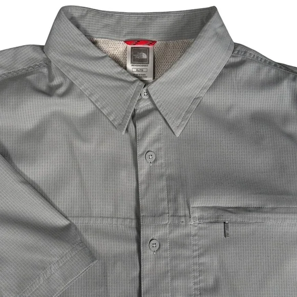The North Face Ripstop Short Sleeve Button Down Hiking Shirt‎ Outdoor Mens XL
