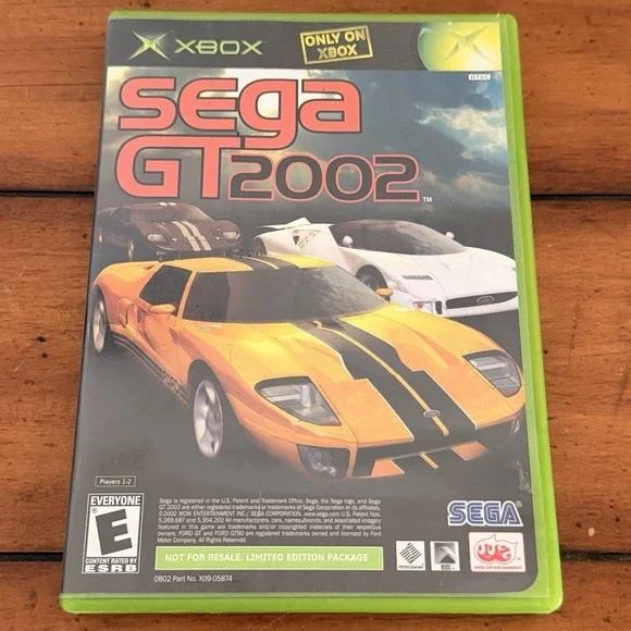 SEGA GT 2002 Jet‎ Set Radio Future combo disk JSRF Original Xbox Complete