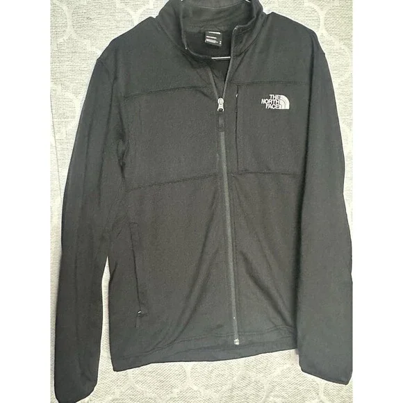 The North Face Men's Cinder 200 Full Zip Tenacious Fleece Jacket Black Medium