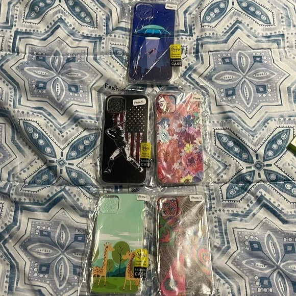 New set/5 Silicone phone case for iPhone 13