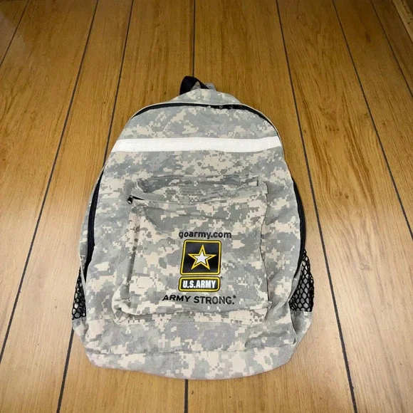 US Army Backpack Camouflage Goarmy.com Army Strong‎ School Bag