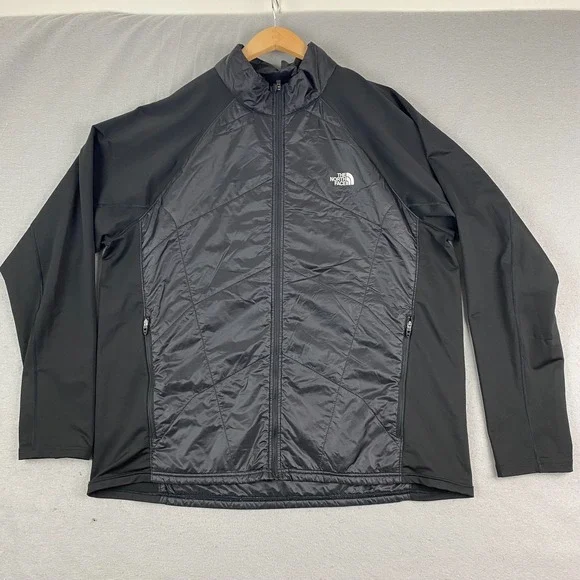 North Face Flight Series Jacket Mens XXL Black PrimaLoft Lightweight Quilted Run
