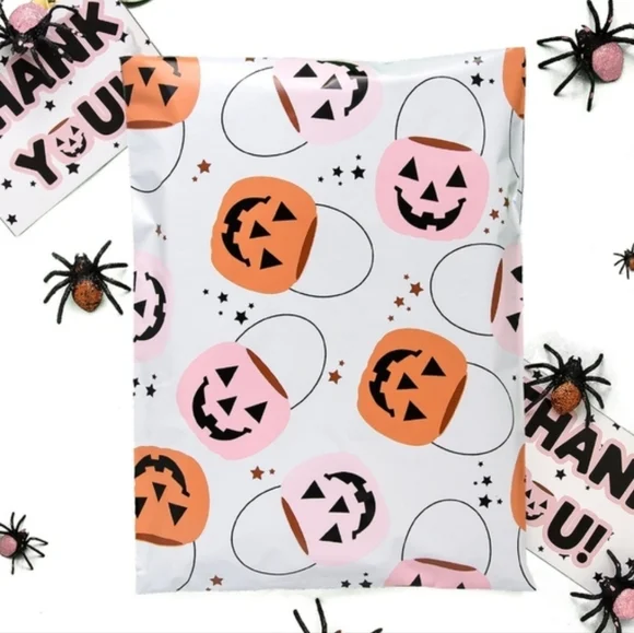 Trick Or Treat Poly Mailers 10x13 -10 Pack