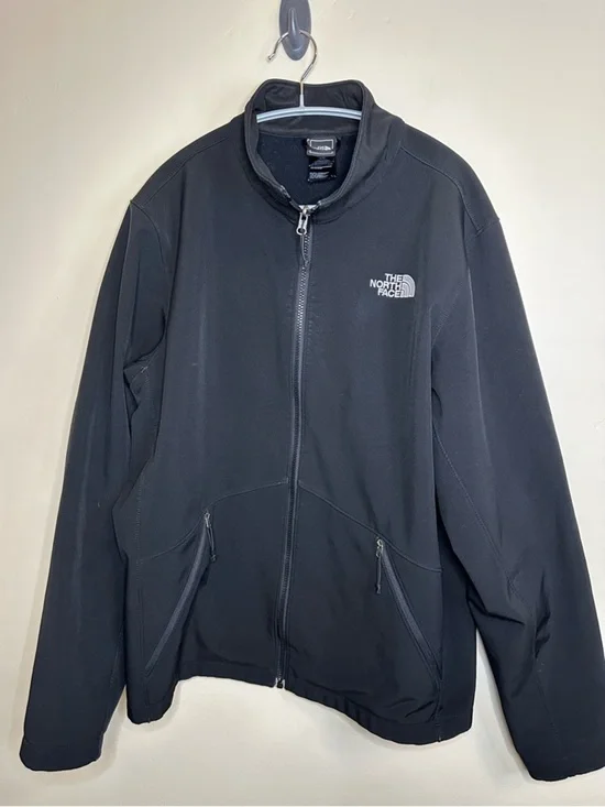 The North Face Men’s LARGE Black Classic Lightweight Relaxed Fit Full-Zip Jacket