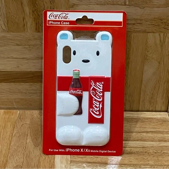 Coca Cola COKE Polar Bear iPhone Case for iPhone X/XS NEW