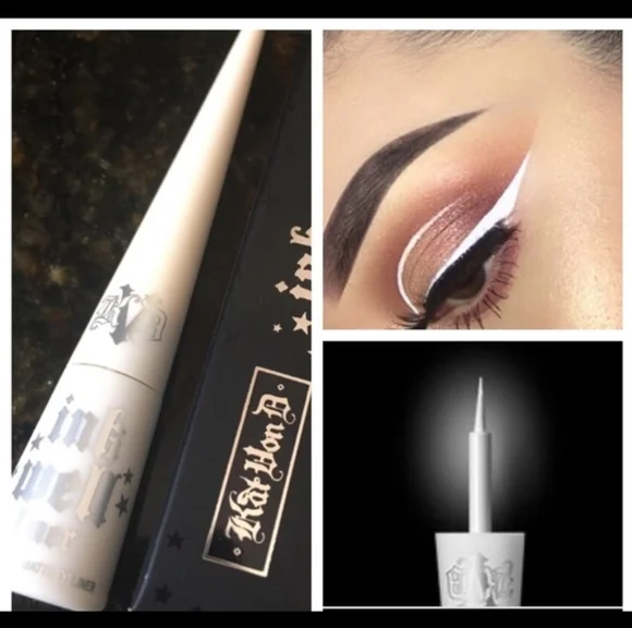 ❇️🧚‍♀️WHITE OUT Kat Von D RARE Ink Well Liquid Eyeliner NWT