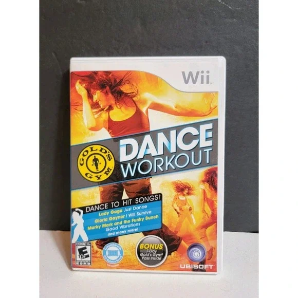 Gold's Gym Dance Workout Nintendo Wii Game 2010 Tested Works