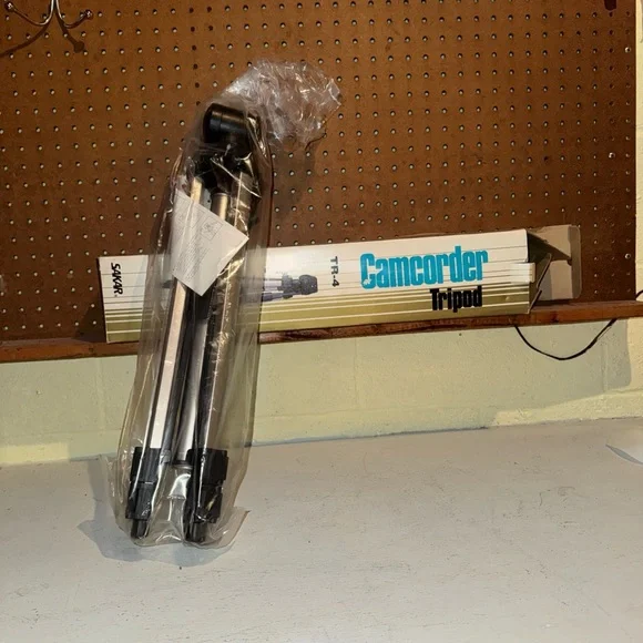 The Sak Black and Silver Camcorder Tripod