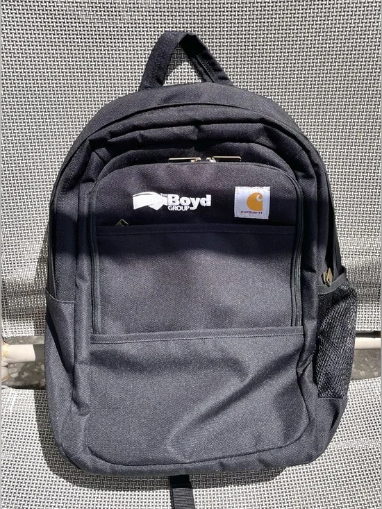 CARHARTT Black Foundry Series Backpack -Looks As If Never Used-Has Company Logo