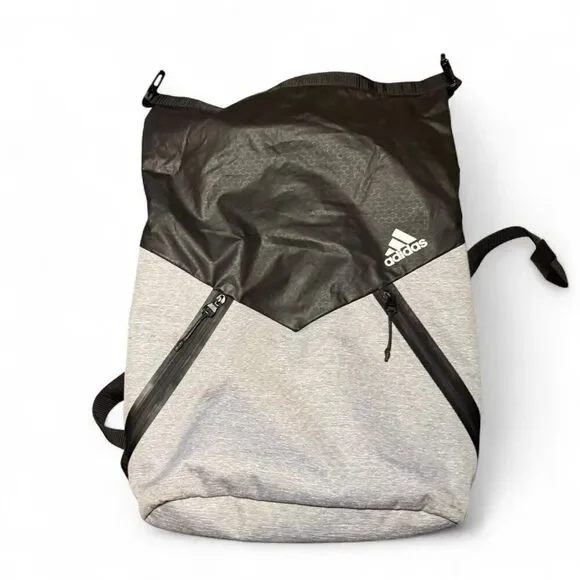 Adidas Sport ID Pack Sackpack grey and black athletic gym bag