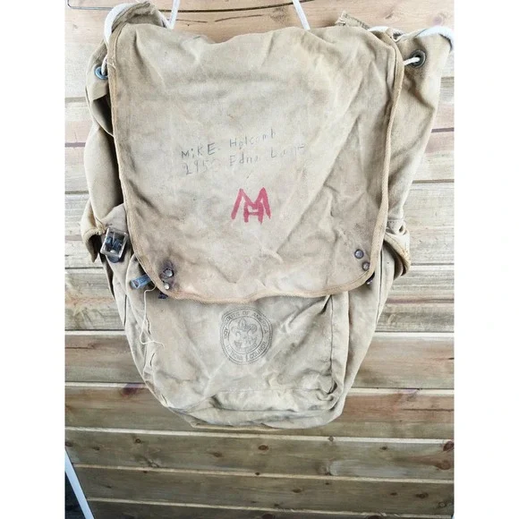 Vintage BSA Boy Scouts Of America No. 574 Yucca Pack Backpack Made in USA 1960's