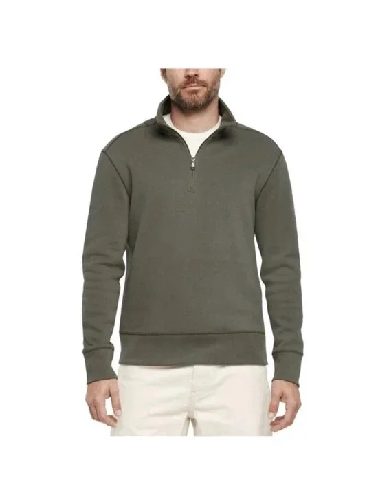 Banana Republic Men's Size XL Green 1/4 Zip Pullover Sweatshirt n1286