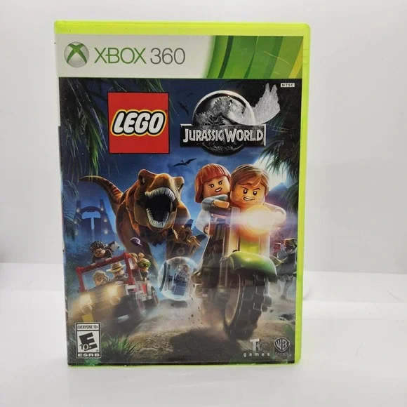 LEGO Jurassic World Xbox 360 Game CIB‎ Complete WB Games Dinosaurs