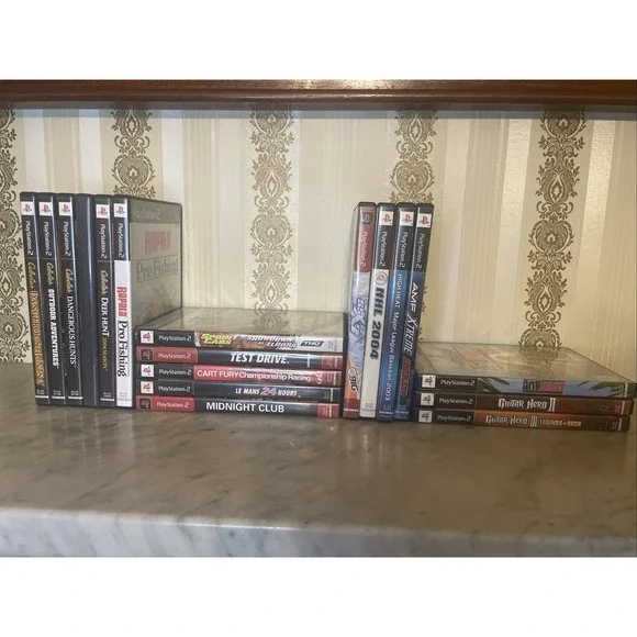 Vintage PlayStation2 Games Discs | Driving Sports Hunts Guitar He | Upick 2 $17
