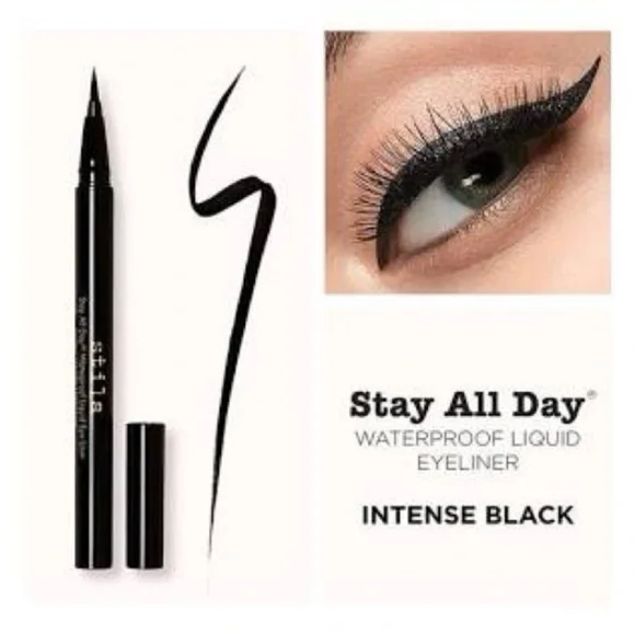 Stila Stay All Day Waterproof Liquid Eyeliner in Intense Black NIB