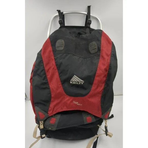Kelty Tioga 4000 ST Classic External Frame Hiking Backpack‎ Size 2 Red Black VTG