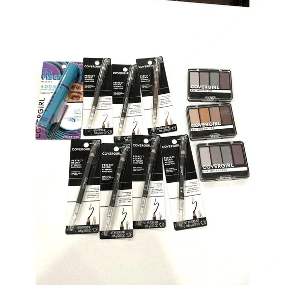CoverGirl Eyeliner Lot Perfect Blend Eye Pencil 100 105 110 130‎ Black Brown
