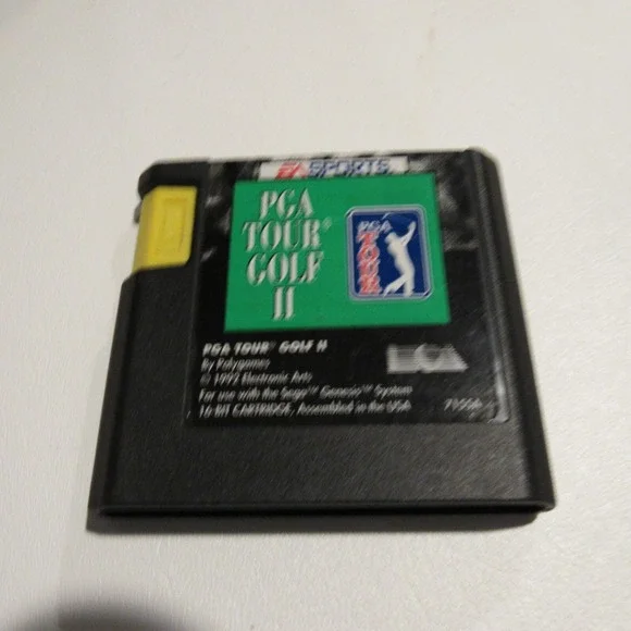 PGA Tour Golf II 2 (Sega Genesis,‎ 1992) Authentic Cartridge Only
