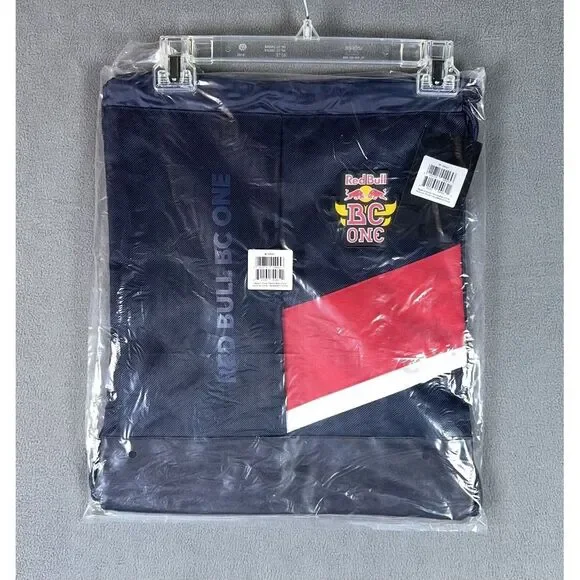 Red Bull‎ BC One Drawstring Bag Backpack Navy Blue B Boy Dancing Lightweight
