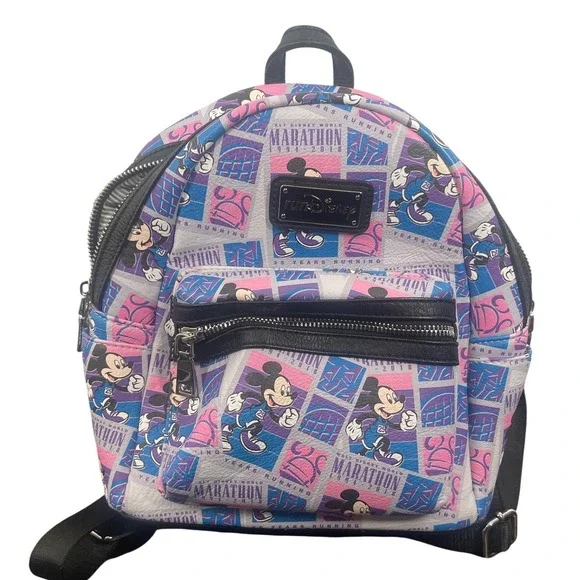 runDisney Walt Disney World Marathon 25th Anniversary Mickey Mini Backpack Bag
