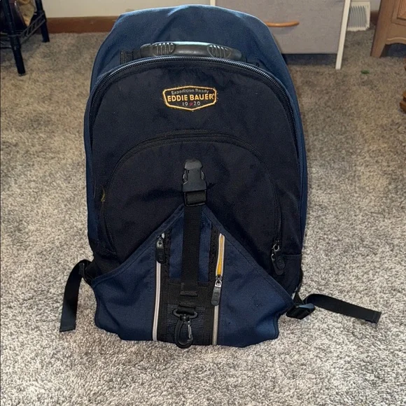 Vintage Eddie Bauer Dark Blue Men's Backpack