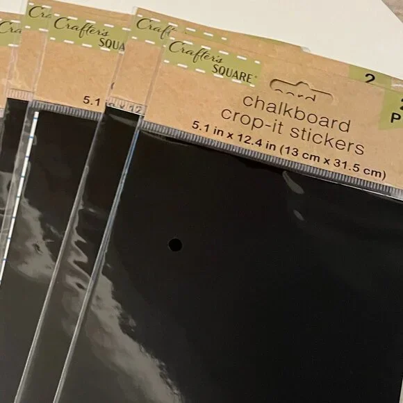 Chalkboard Sheet Stickers (10 packs of 2 sheets Great 4 Teachers NEW -off supp/x