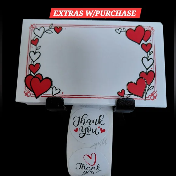 550ct. 50ct. Thank You Cards 500ct. Stickers, 3 Random Polymailers 🦋LAST ONE