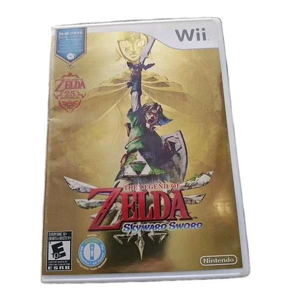 Legend Of Zelda Skyward Sword (Wii 2011) - CIB w/ Music CD Plus NIB‎ sensor!
