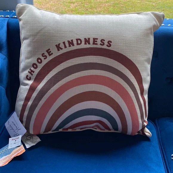 Choose to be Kind Accent‎ Pillow 20 x 18 NEW