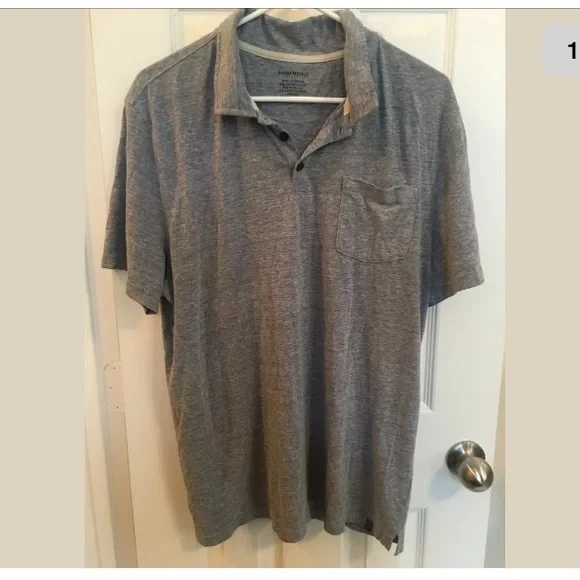 Banana Republic Polo‎ Shirt Size XL Blue (r7)