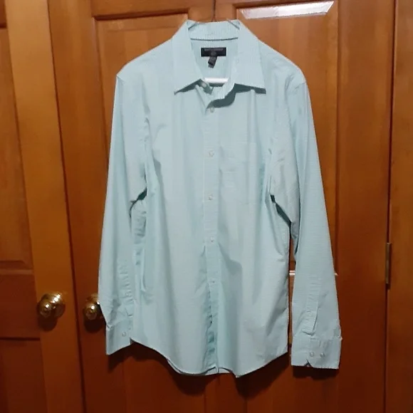 Banana Republic Slim Fit Checked Dress Shirt