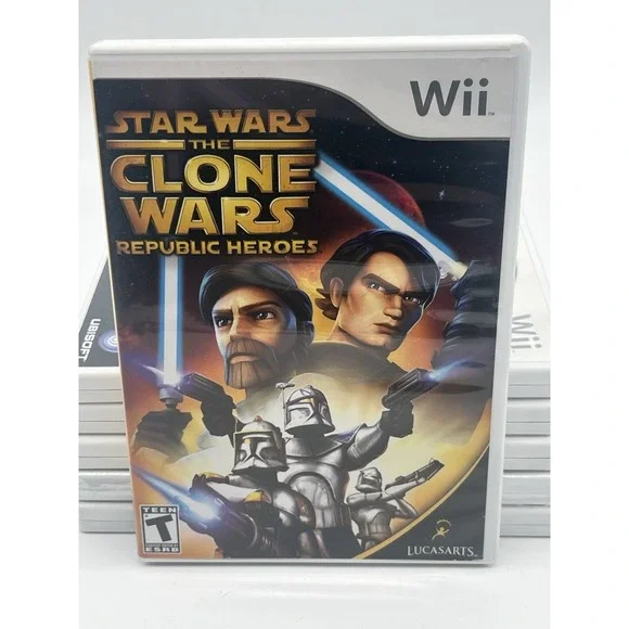 Star Wars: The‎ Clone Wars – Republic Heroes (Nintendo Wii, 2009) – Tested, CIB