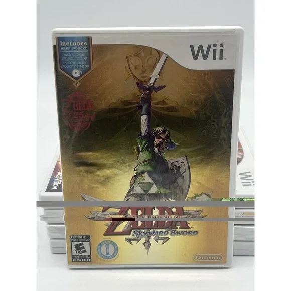 The Legend of Zelda: Skyward Sword 25th Anniversary Nintendo Wii w Soundtrack CD